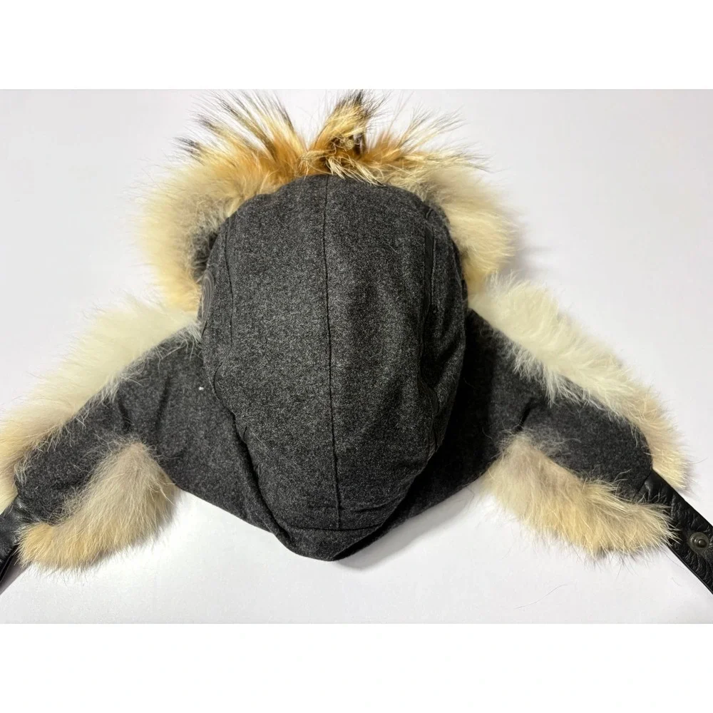 Canada Goose LORO PIANA Pilot Aviator Hat Down Fill Air Canada Size L/XL - Picture 4 of 16